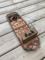 Personalized Bottle Opener with Incorporated Cap Tray - Design 3